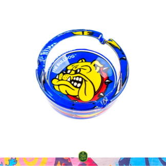 Cenicero Cristal The Bulldog Amsterdam Azul