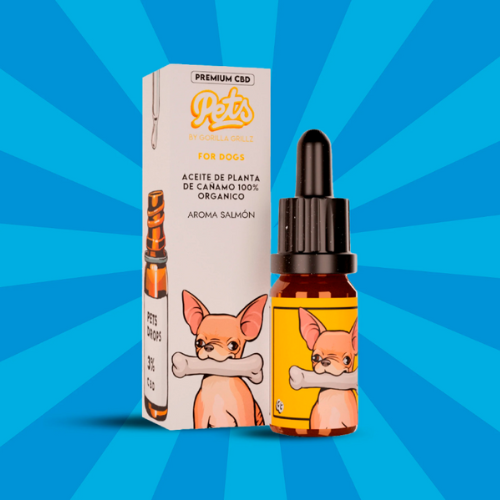 Aceite CBD PETS 3% Para Perros Sabor Salmón | Gorilla Grillz
