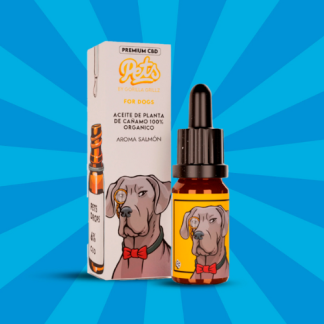 Aceite CBD PETS 6% Para Perros Sabor Salmón 10ml | Gorilla Grillz