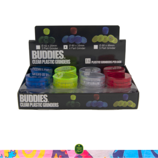 Grinder de plástico Buddies 4 Partes