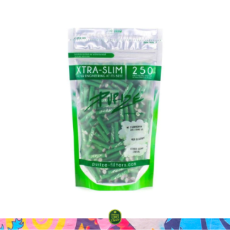 Filtros Carbón Activo XTRA SLIM Verde (6mm) 250 Filtros | Purize