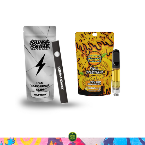 Kit Iguana Power + Cartucho Mango CBD Full Spectrum 70%