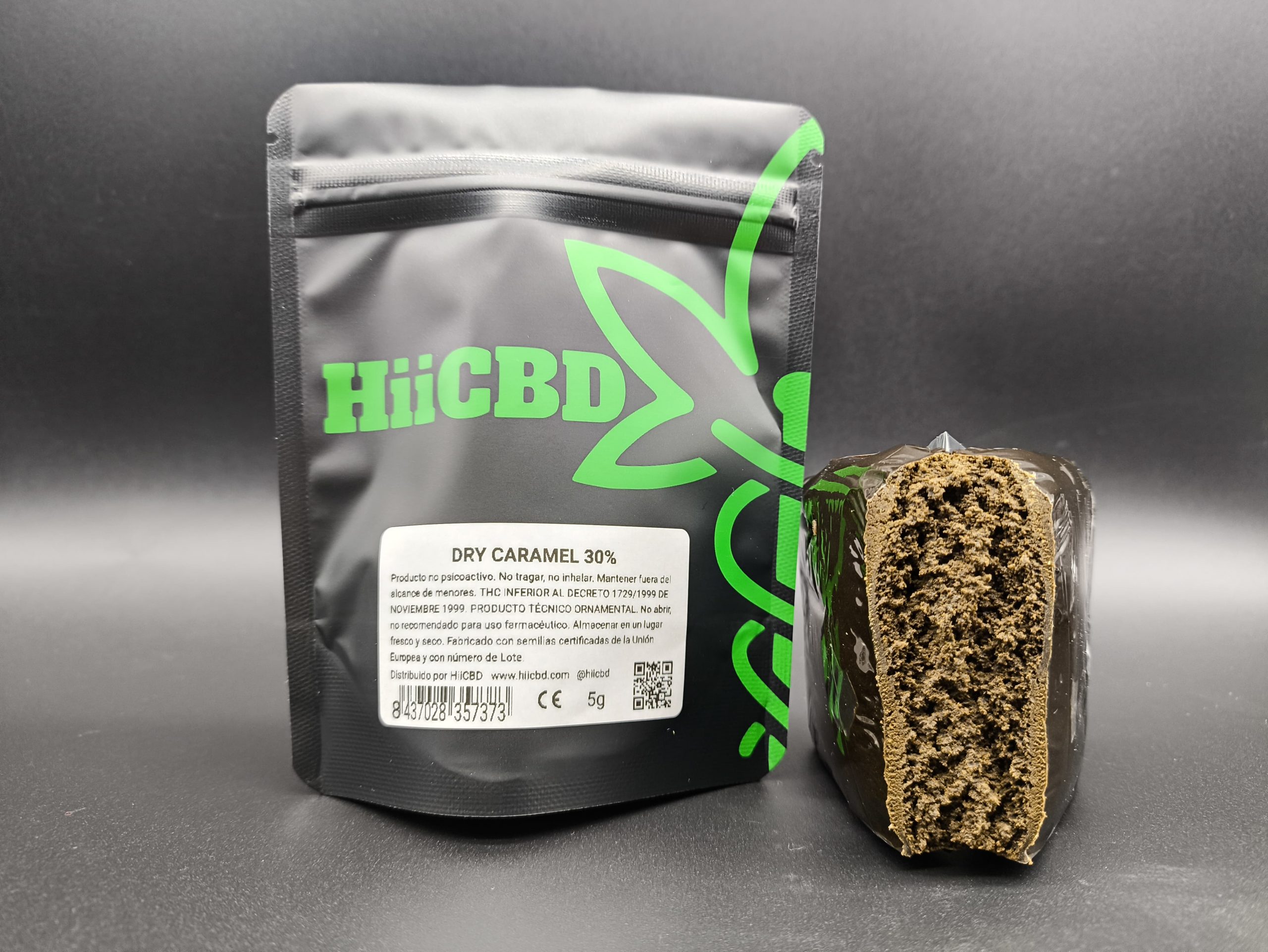 Dry Caramel CBD Hash | HiiCBD